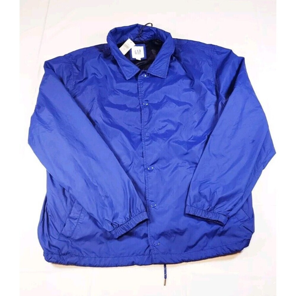 Gap Jacket Windbraker Mens‎ XL Blue Mesh